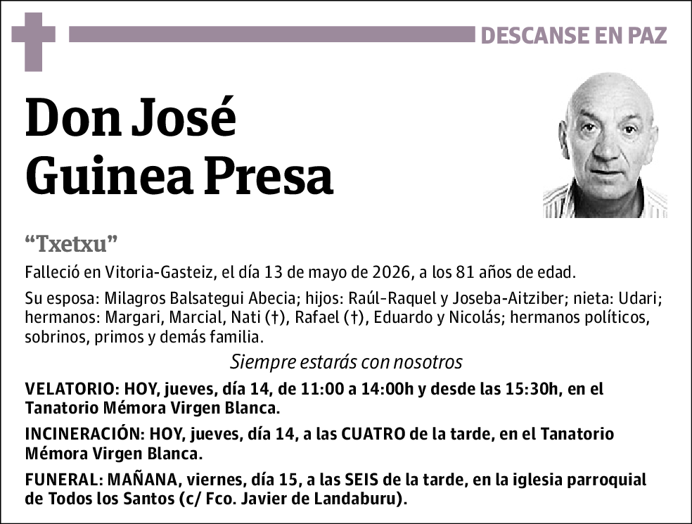 José Guinea Presa