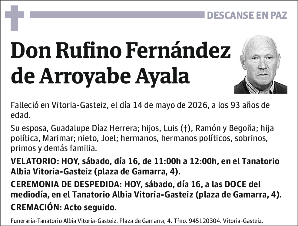 Rufino Fernández de Arroyabe Ayala
