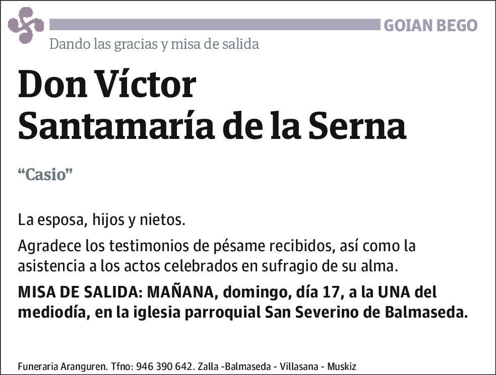 Víctor Santamaría de La Serna