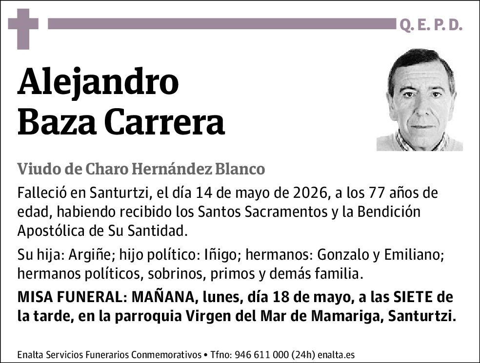 Alejandro Baza Carrera