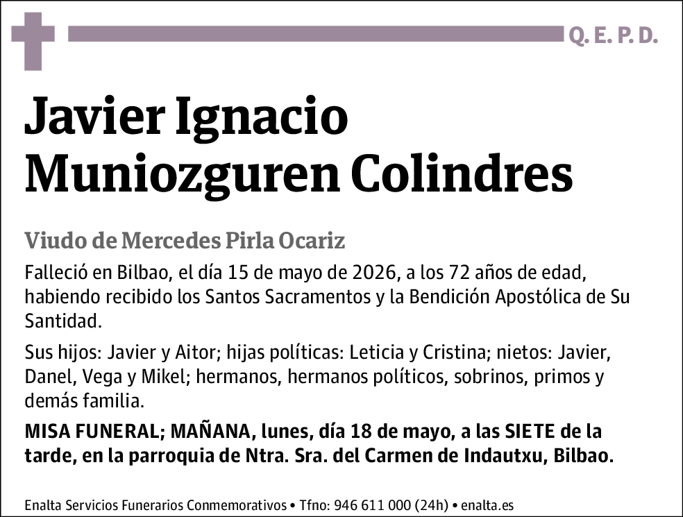 Javier Ignacio Muniozguren Colindres
