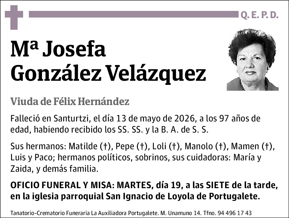 Mª Josefa González Velázquez