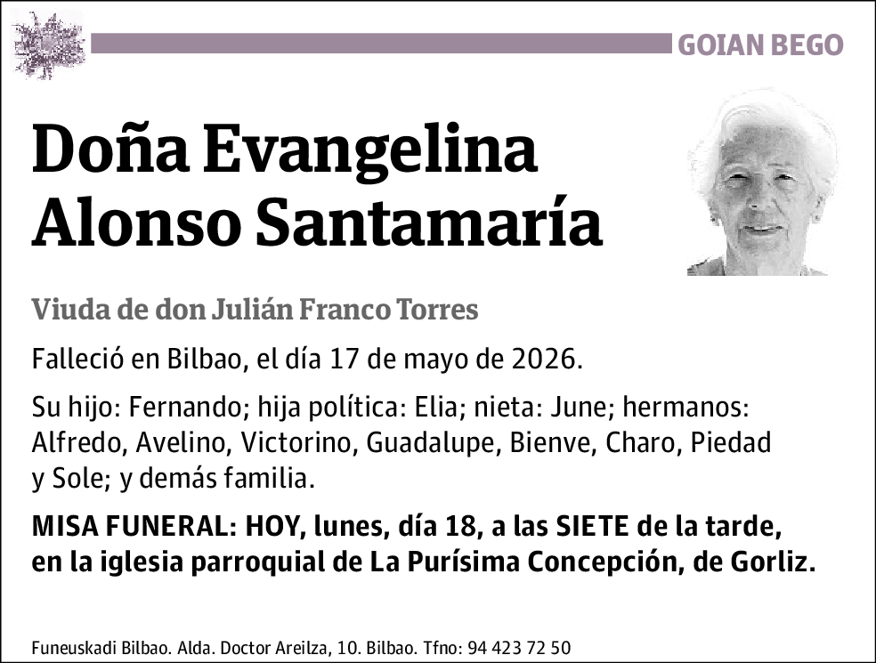 Evangelina Alonso Santamaría