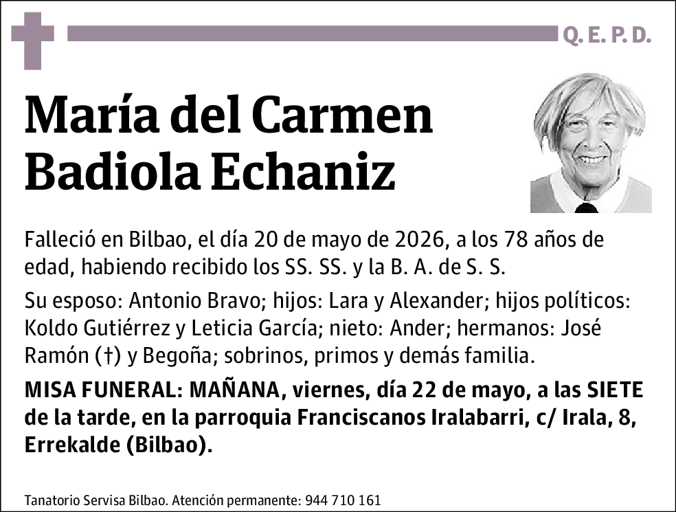 María del Carmen Badiola Echaniz