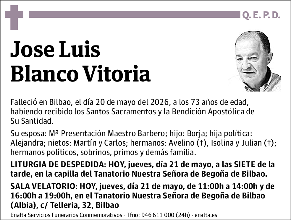 Jose Luis Blanco Vitoria