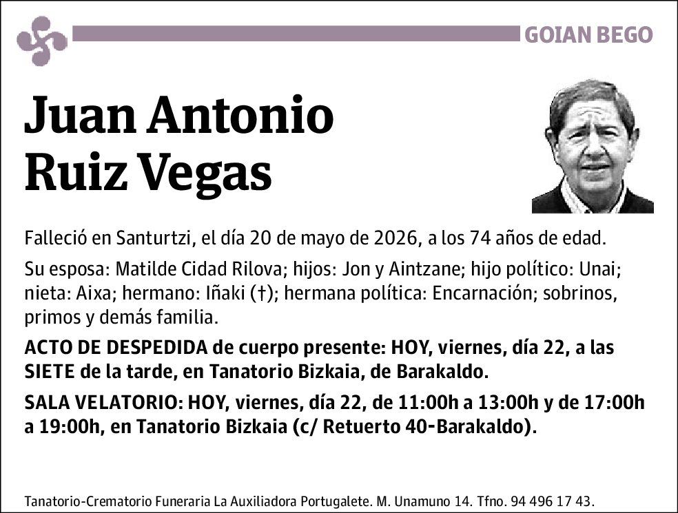 Juan Antonio Ruiz Vegas