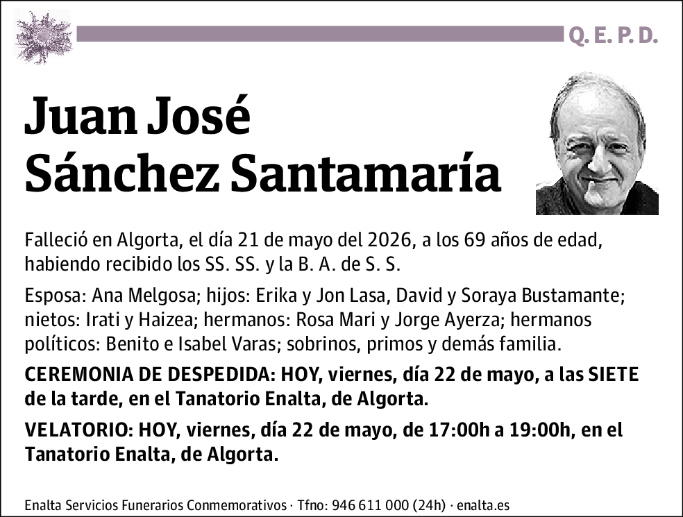 Juan José Sánchez Santamaría