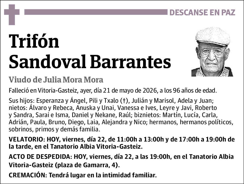 Trifón Sandoval Barrantes