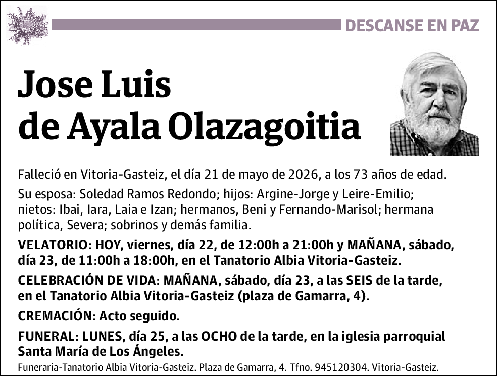 Jose Luis de Ayala Olazagoitia