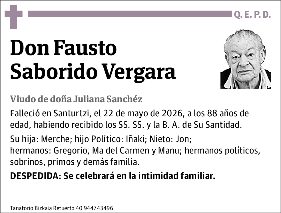Fausto Saborido Vergara