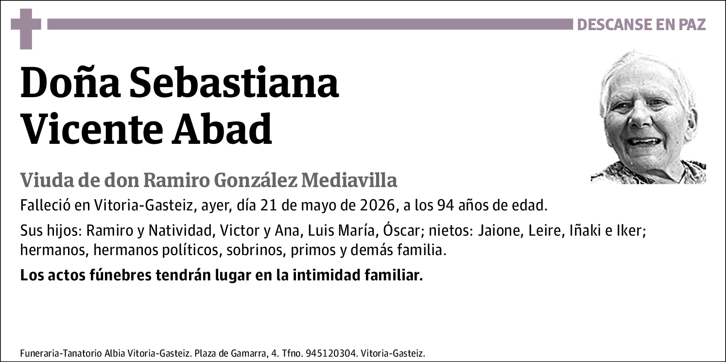 Sebastiana Vicente Abad