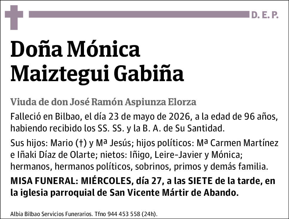 Mónica Maiztegui Gabiña