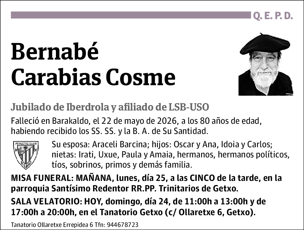 Bernabé Carabias Cosme