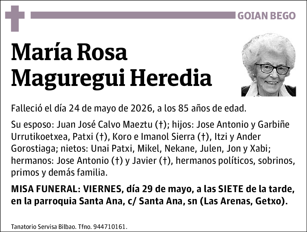 María Rosa Maguregui Heredia