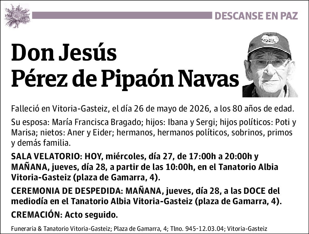 Jesús Pérez de Pipaón Navas