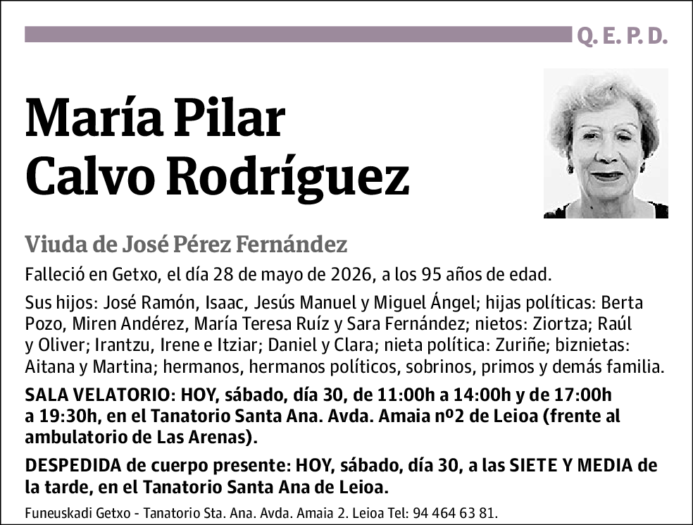 María Pilar Calvo Rodríguez