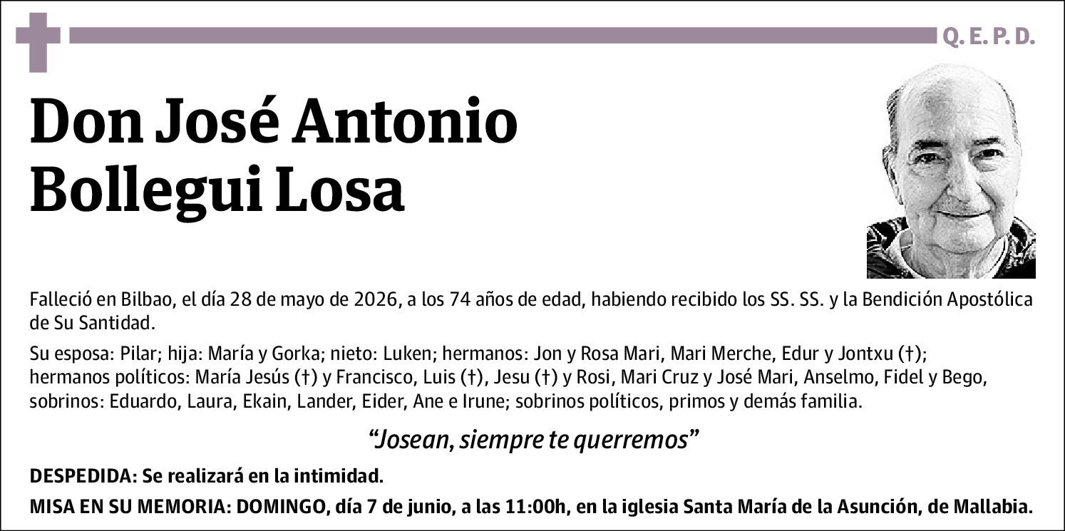 José Antonio Bollegui Losa