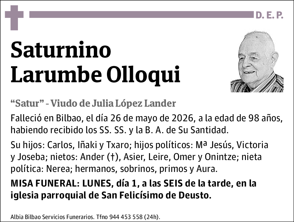 Saturnino Larumbe Olloqui