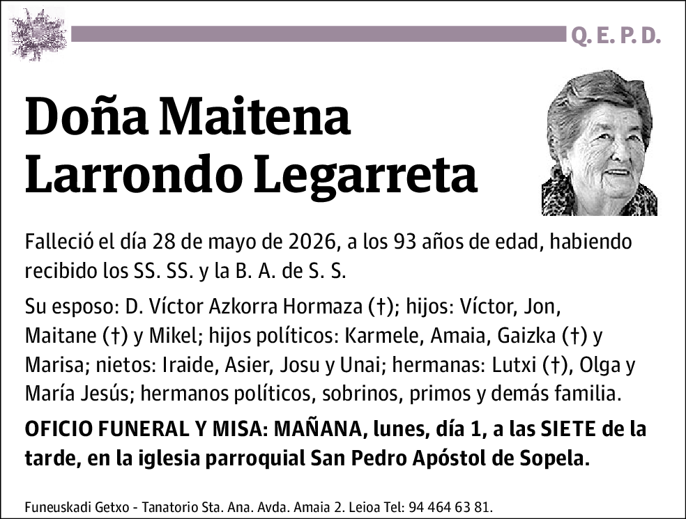 Maitena Larrondo Legarreta