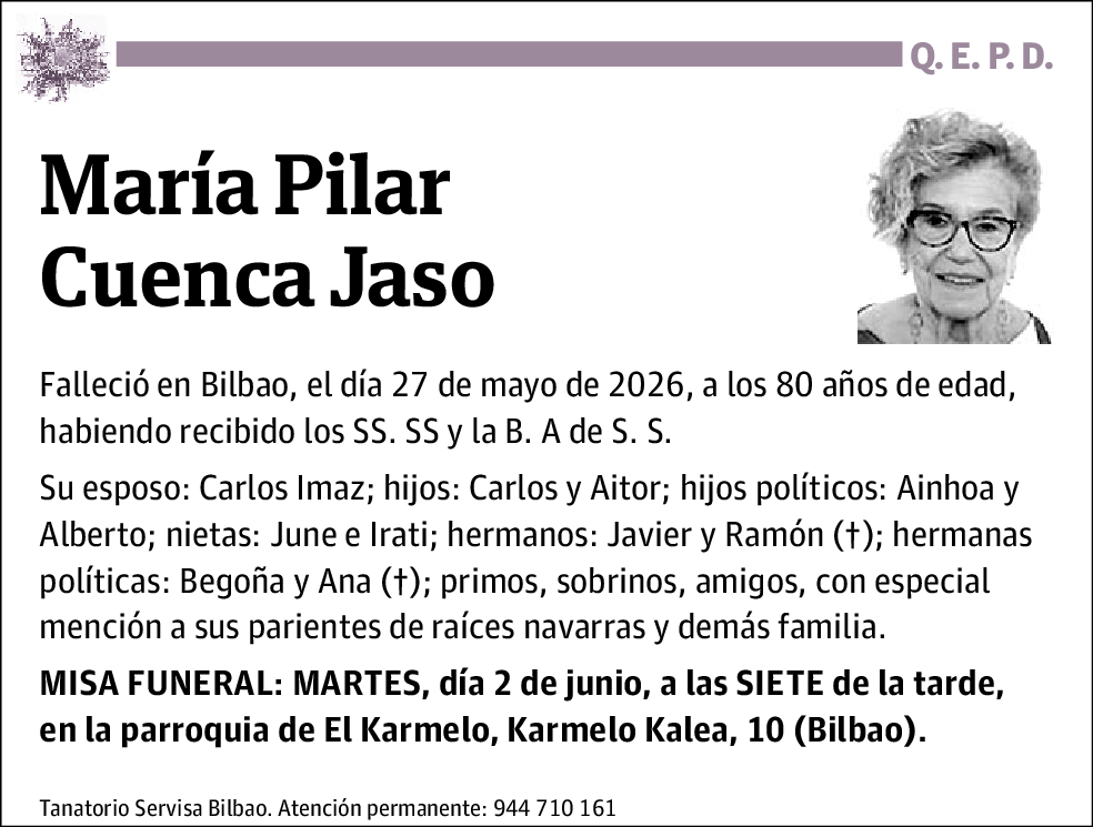 María Pilar Cuenca Jaso