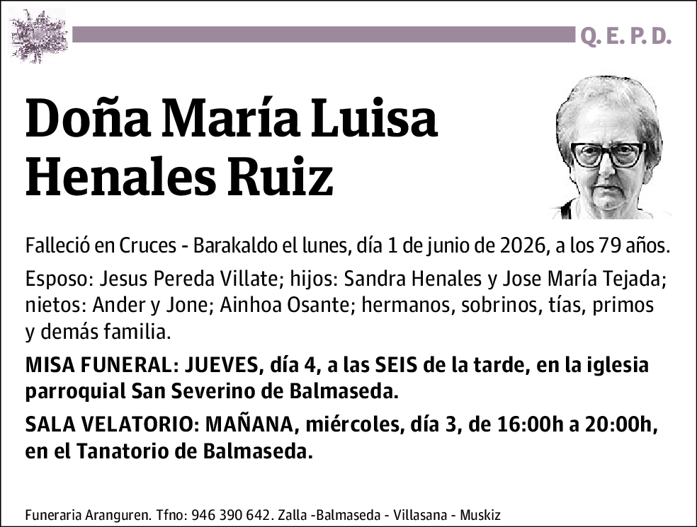 María Luisa Henales Ruiz