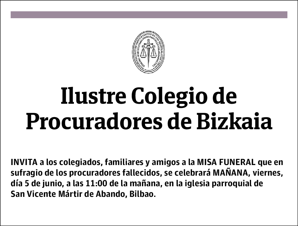 Ilustre Colegio de Procuradores de Vizcaya