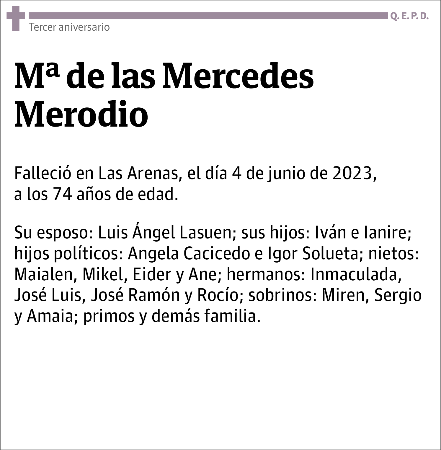 Maria Mercedes Merodio