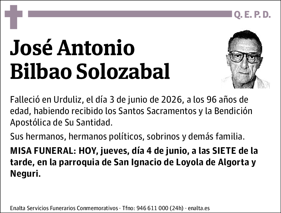 José Antonio Bilbao Solozabal