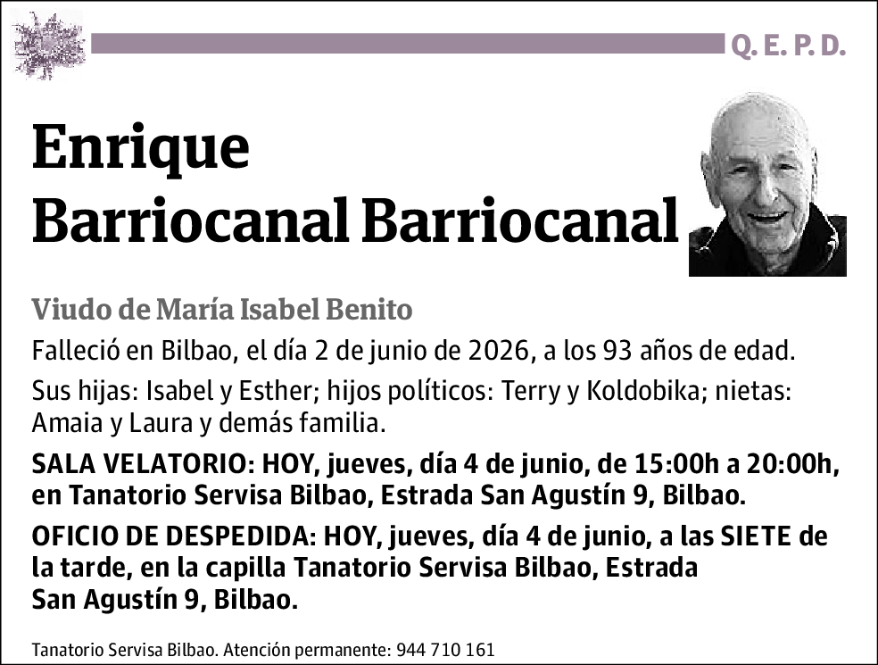 Enrique Barriocanal Barriocanal