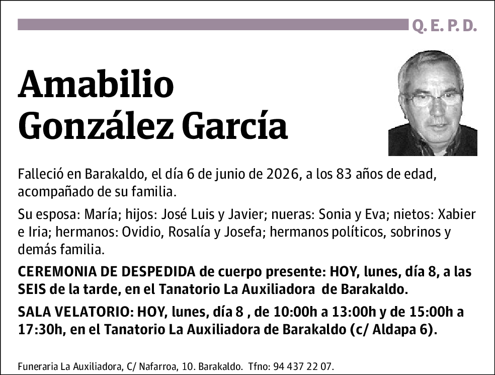 Amabilio González García