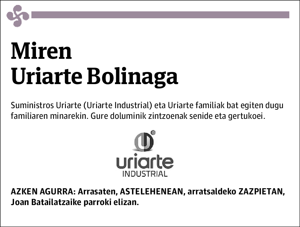 Miren Uriarte Bolinaga