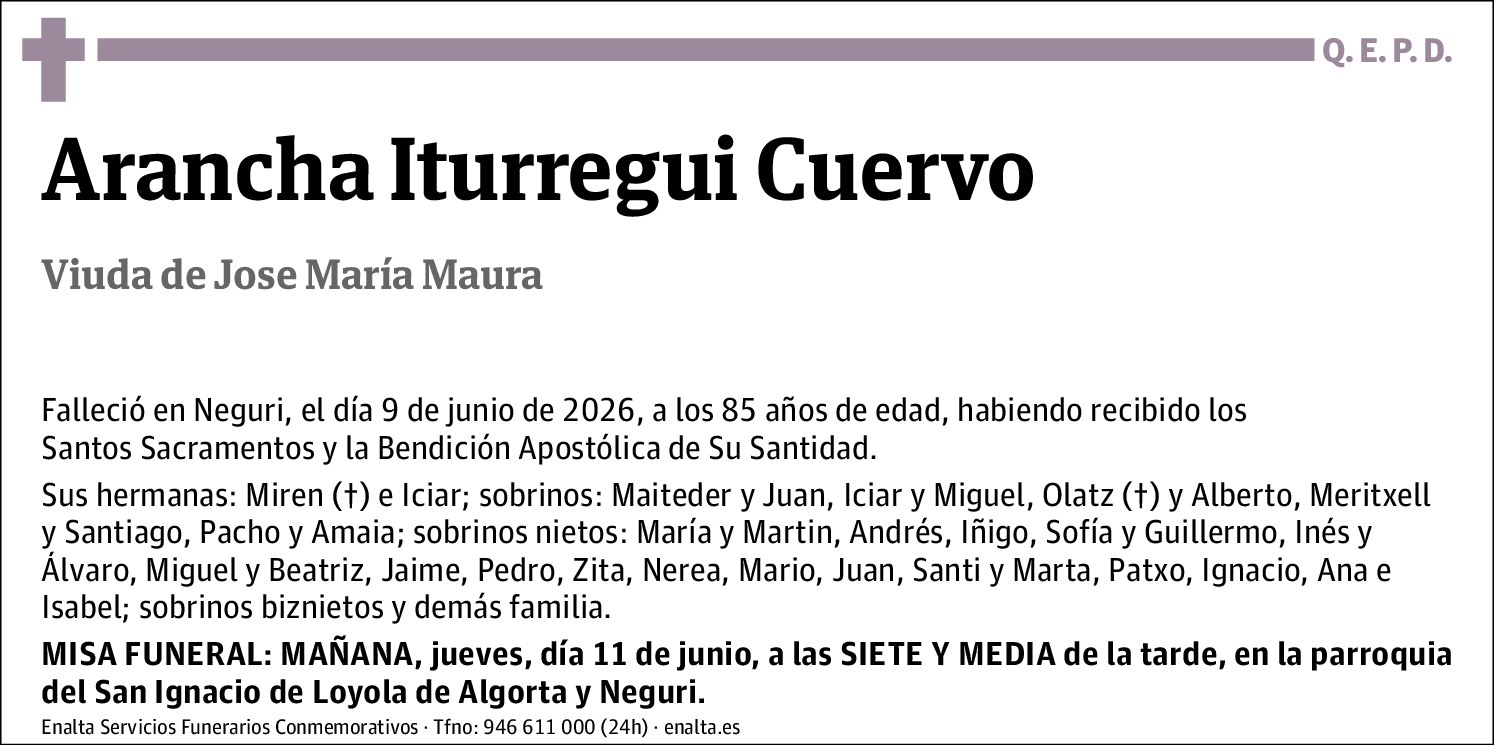 Arancha Iturregui Cuervo