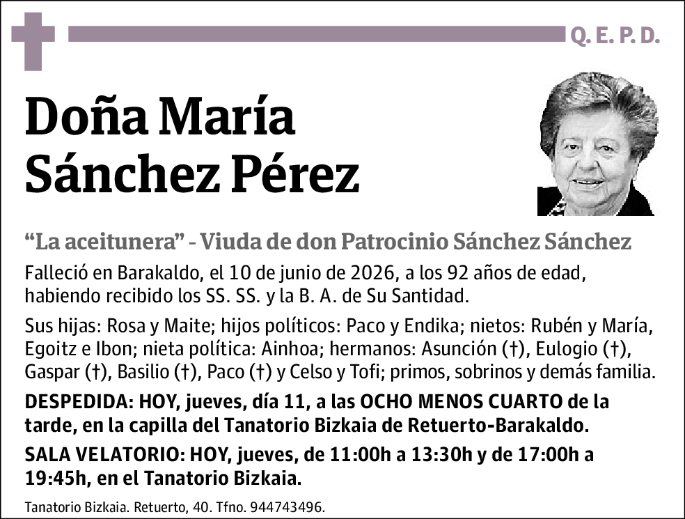 María Sánchez Pérez