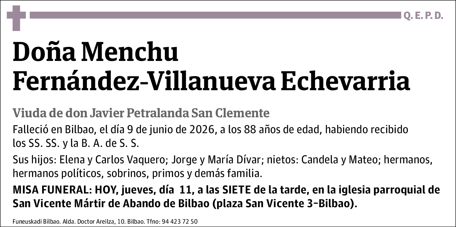 Menchu Fernández-Villanueva Echevarría