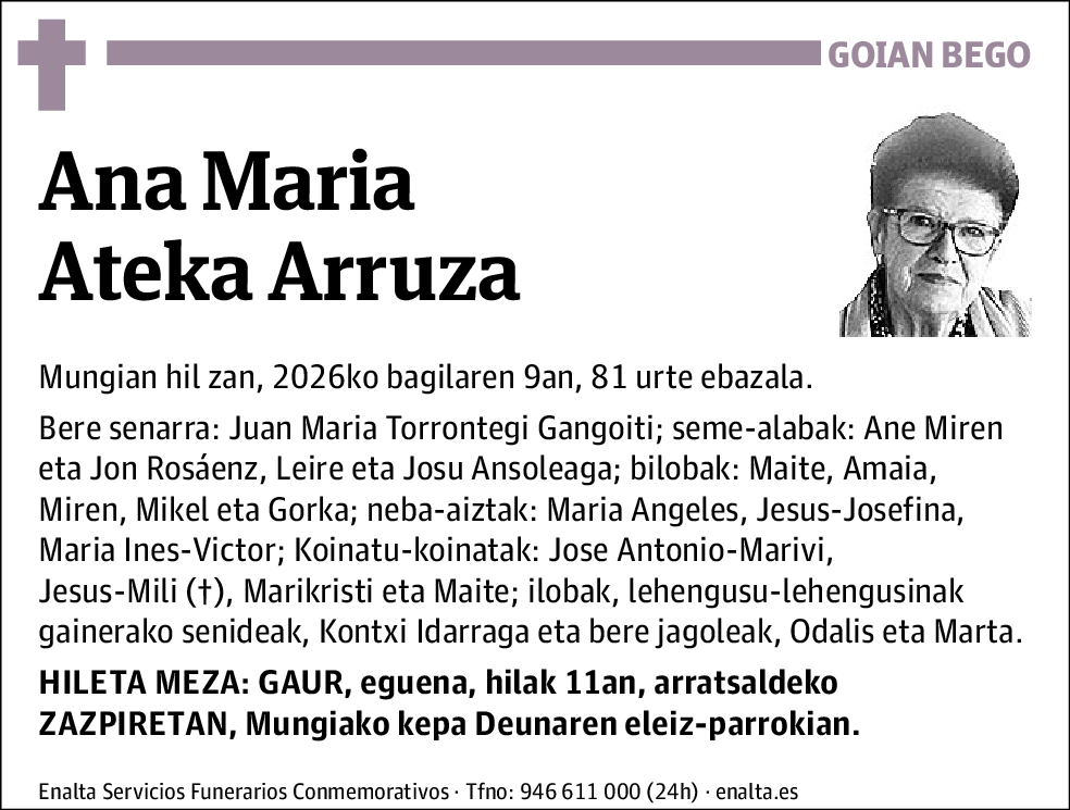 Ana Maria Ateka Arruza