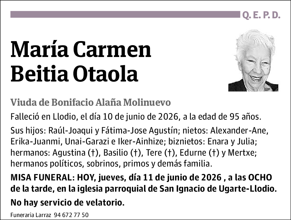 María Carmen Beitia Otaola