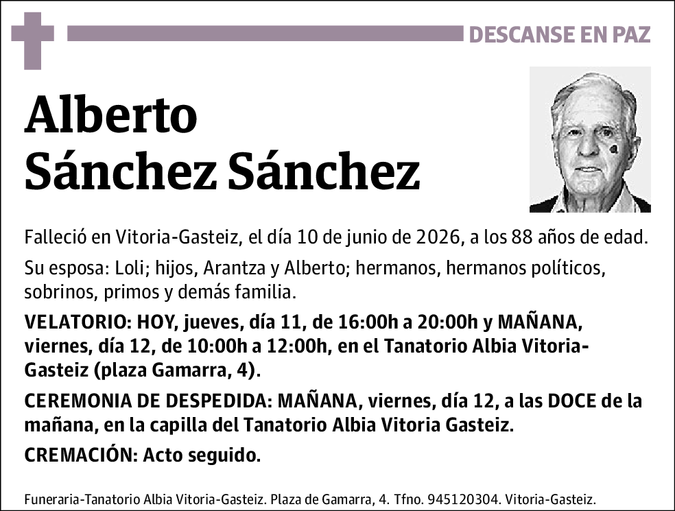 Alberto Sánchez Sánchez