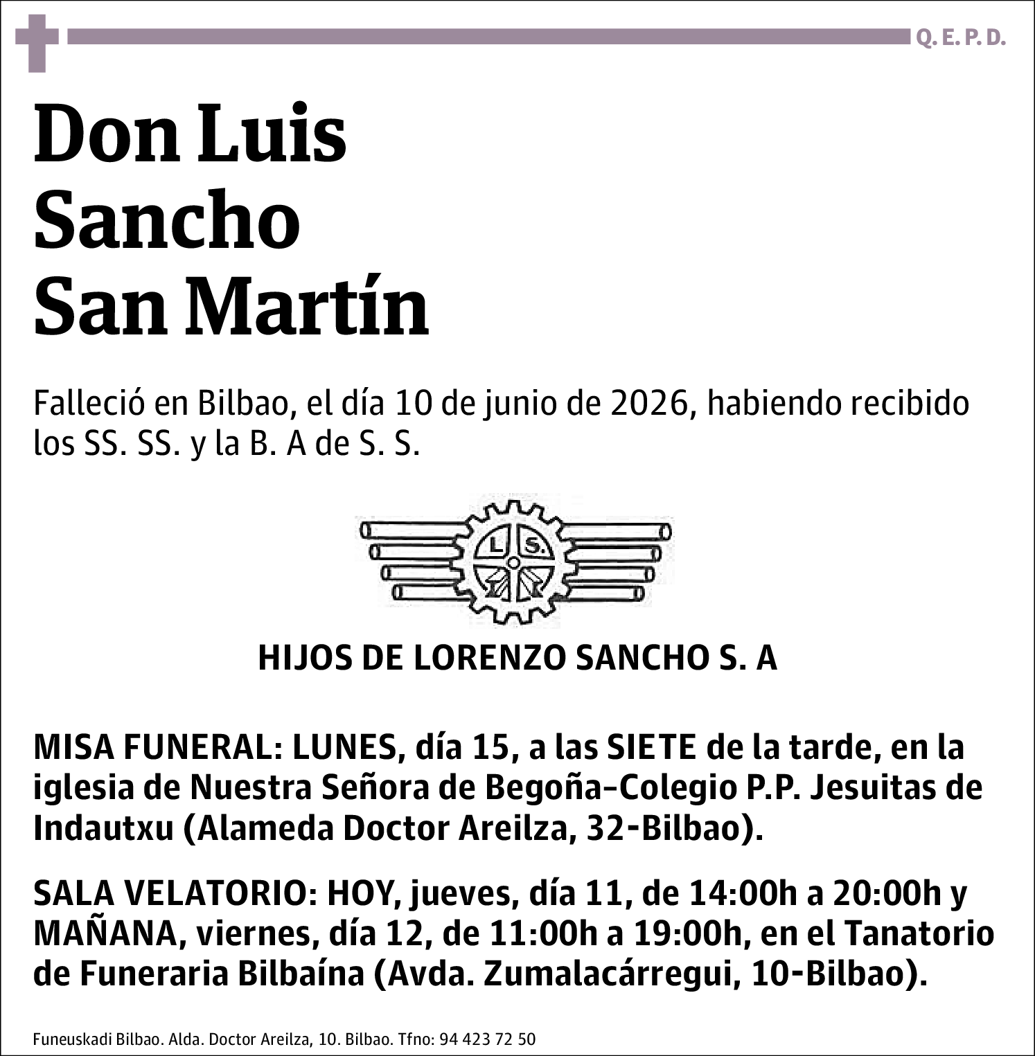 Luis Sancho San Martín