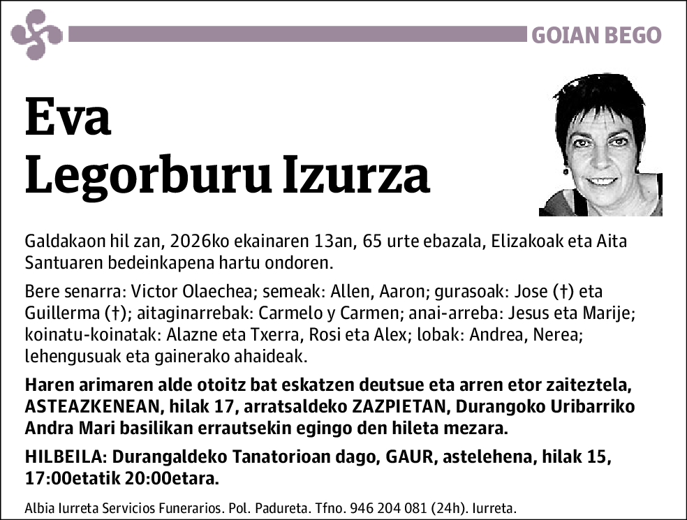 Eva Legorburu Izurza