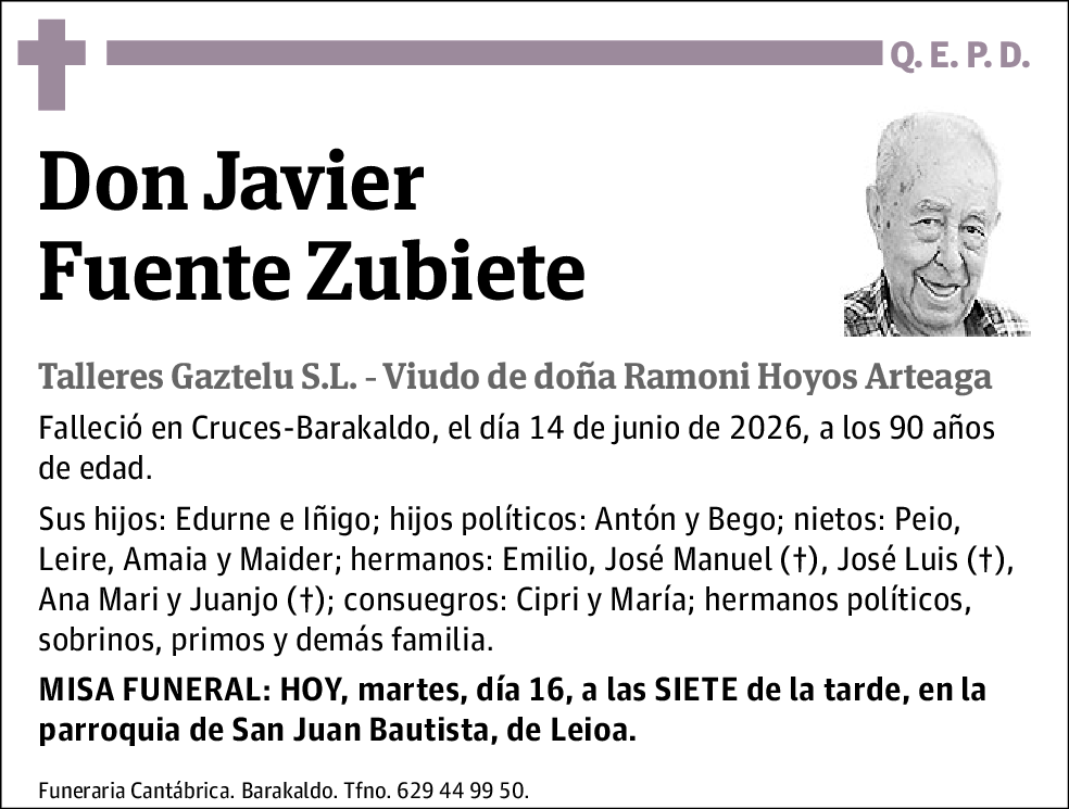 Javier Fuente Zubiete