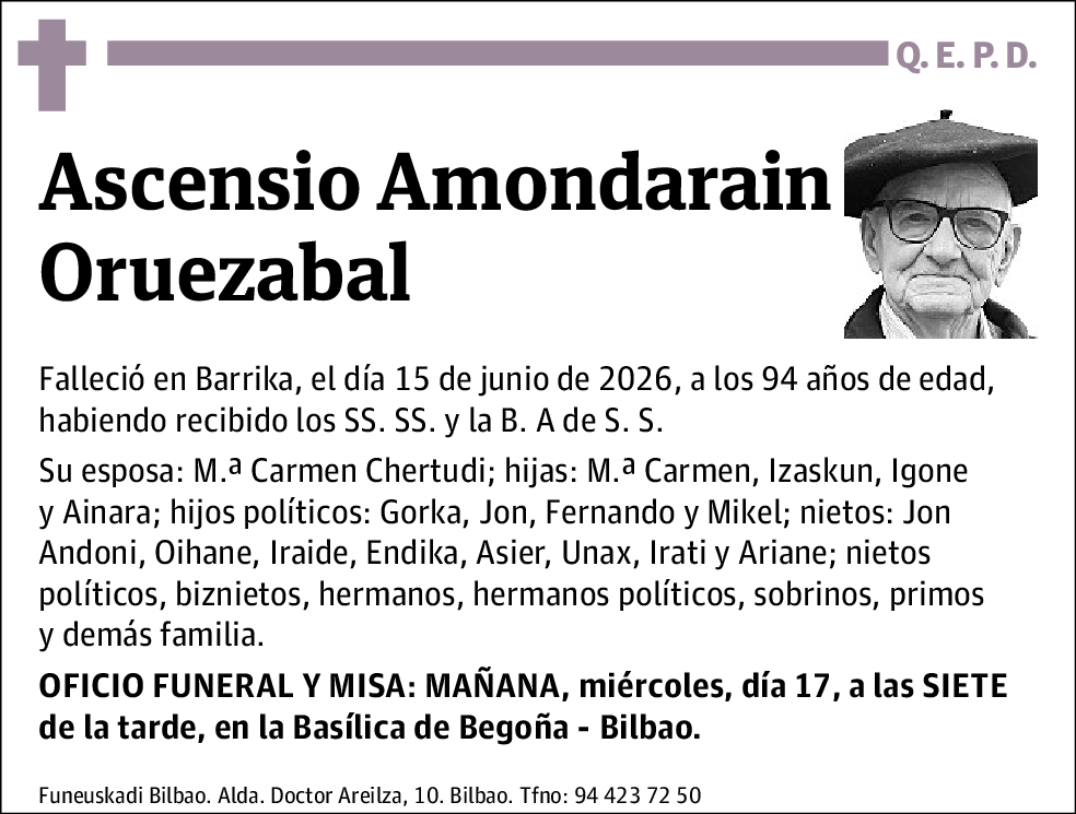 Ascensio Amondarain Oruezabal