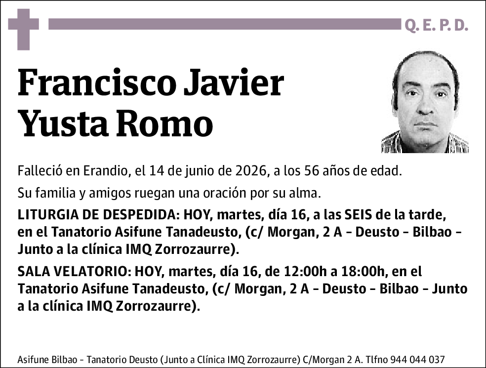 Francisco Javier Yusta Romo