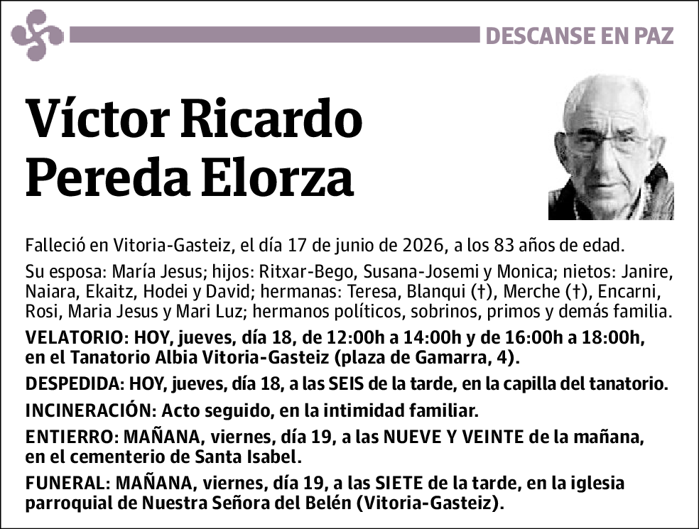 Víctor Ricardo Pereda Elorza
