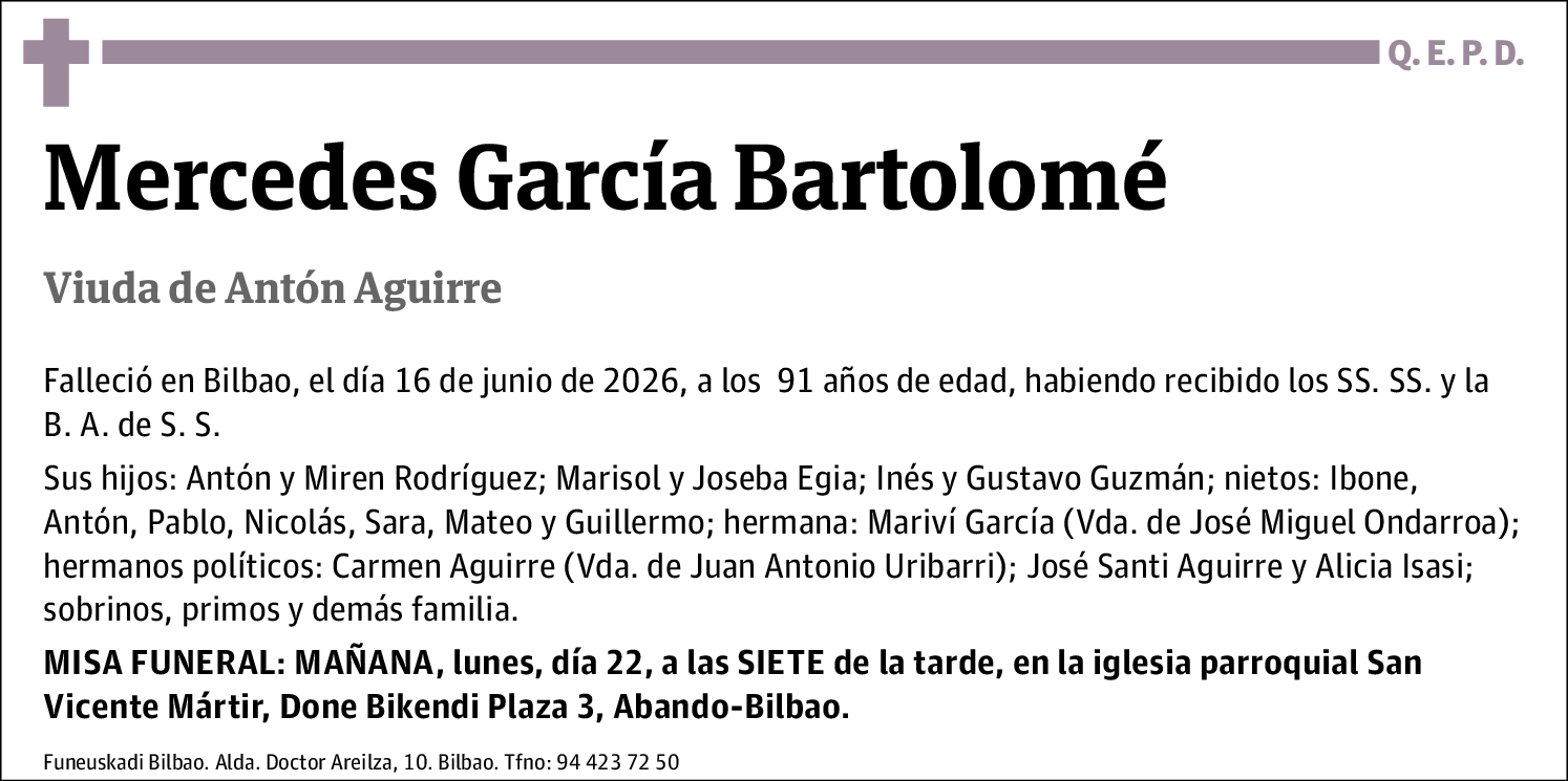 Mercedes García Bartolomé