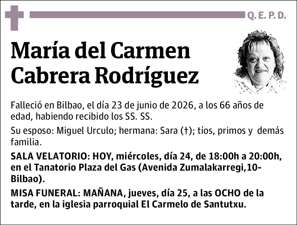 María del Carmen Cabrera Rodríguez