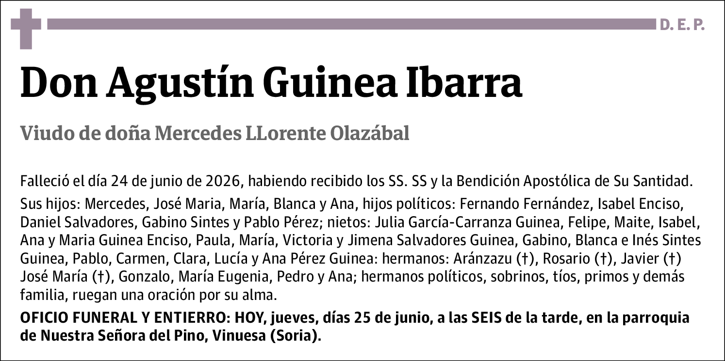 Agustín Guinea Ibarra