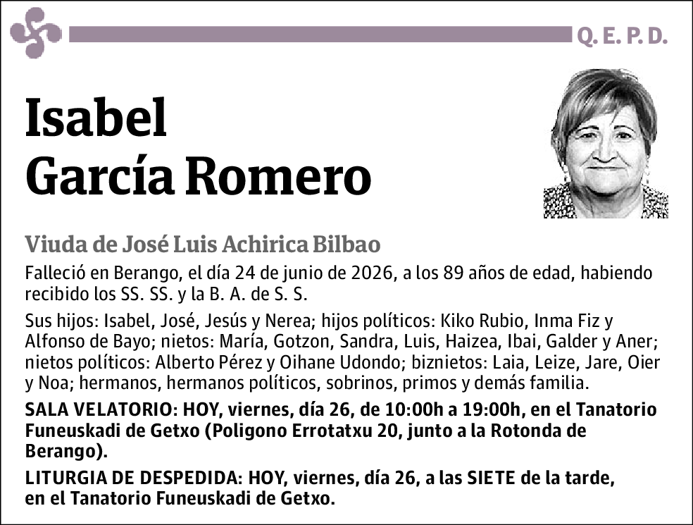 Isabel García Romero