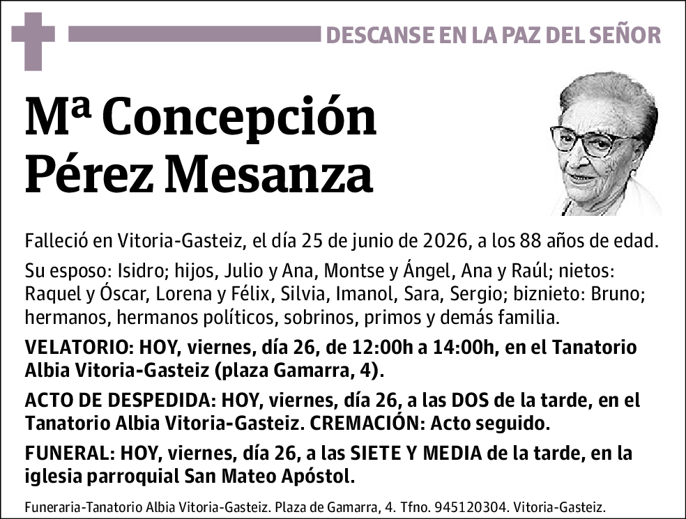 Mªconcepción Pérez Mesanza
