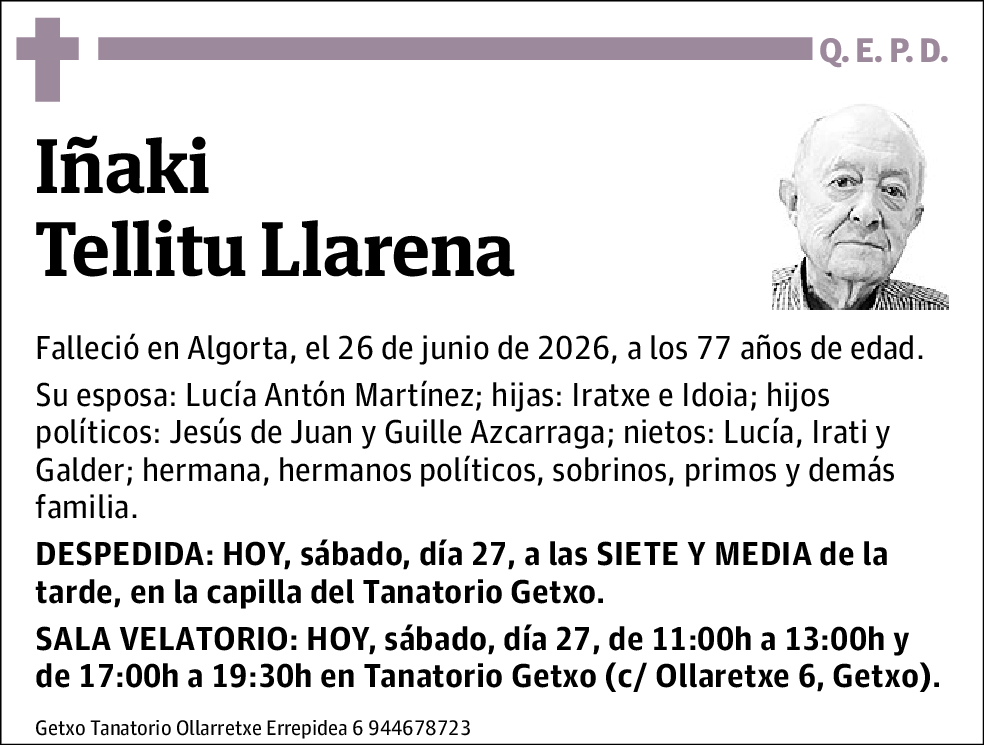 Iñaki Tellitu Llarena