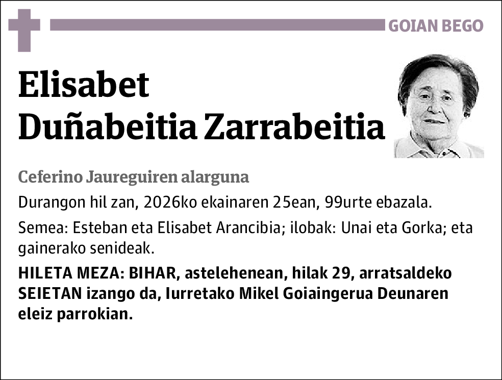 Elisabet Duñabeitia Zarrabeitia
